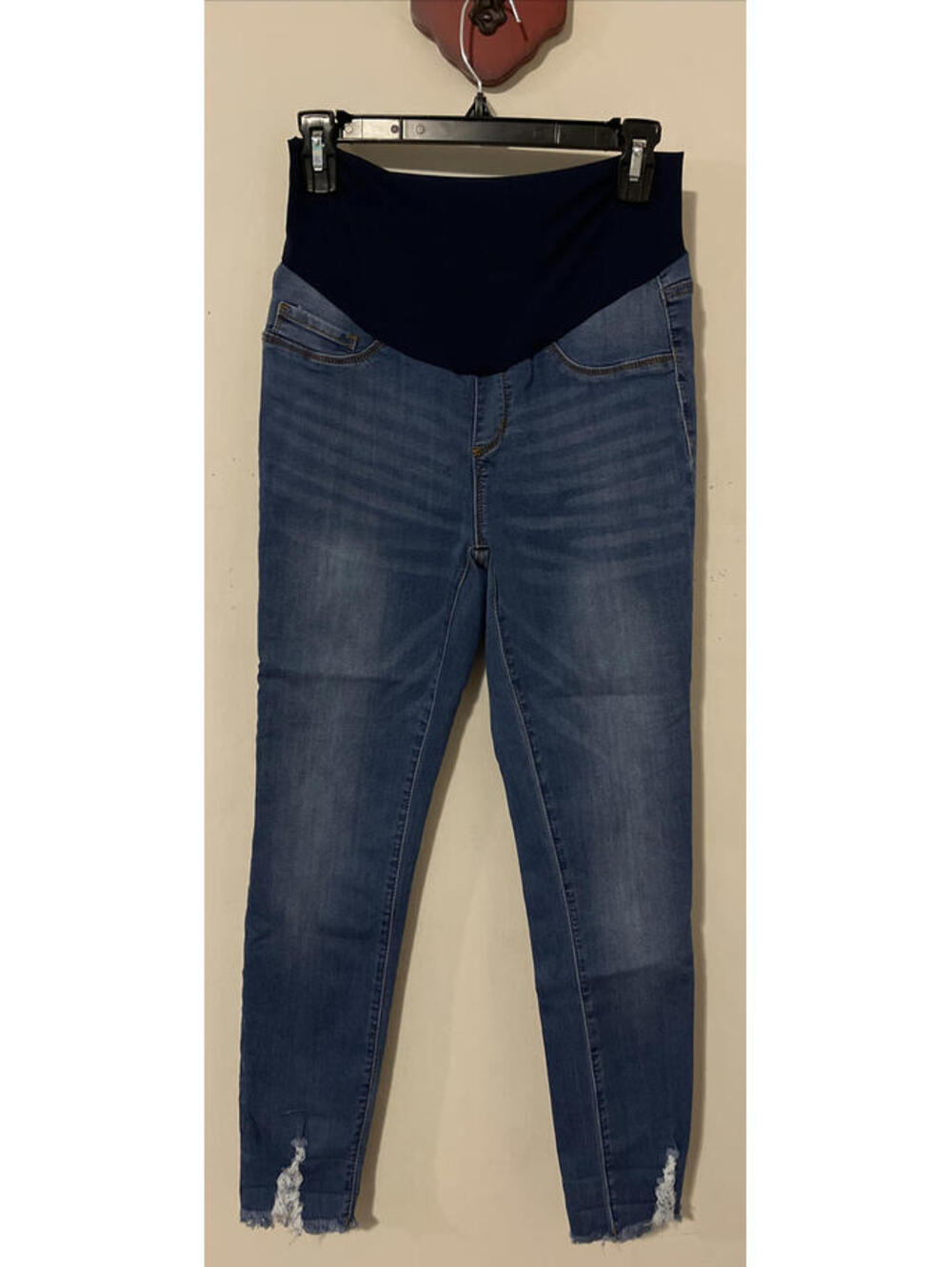 Song Maternity Medium-Wash Blue Stretchy Slim-Fit Small Jegging Jeans! A5974